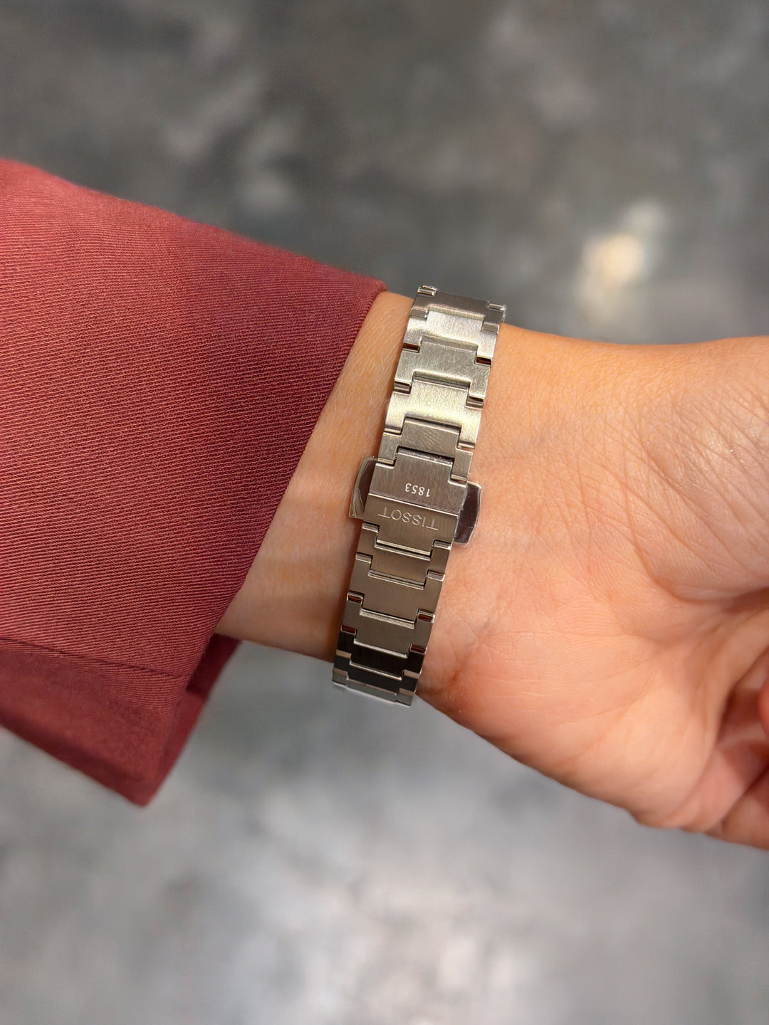 Tissot PRX 25mm - Madre pérola com prata